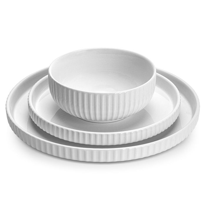 Fissman 12-Piece Tableware Set Ivorya (Durable Porcelain)