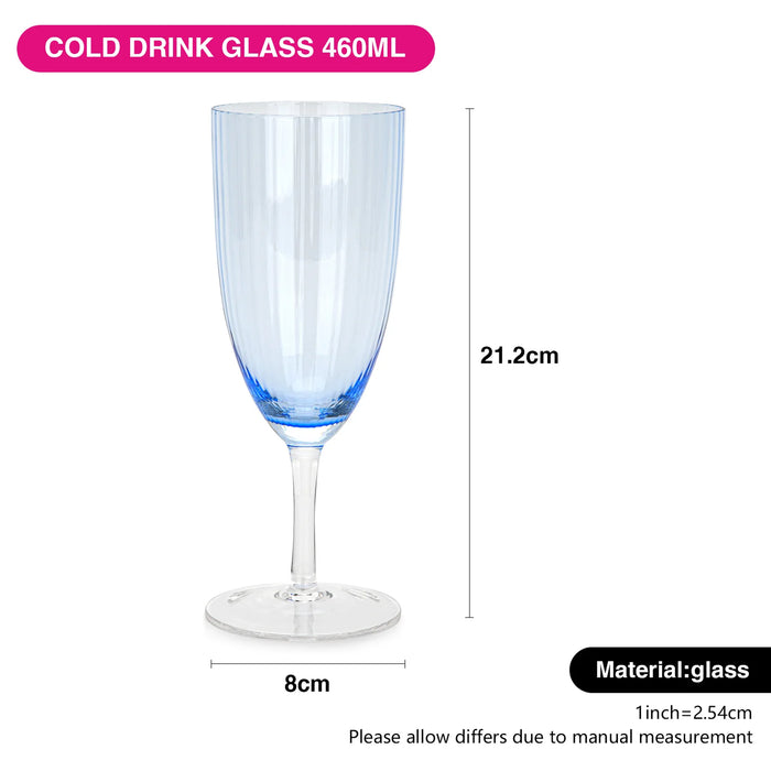 Fissman 1-Piece Cold Drink Glass 460ml(Glass)