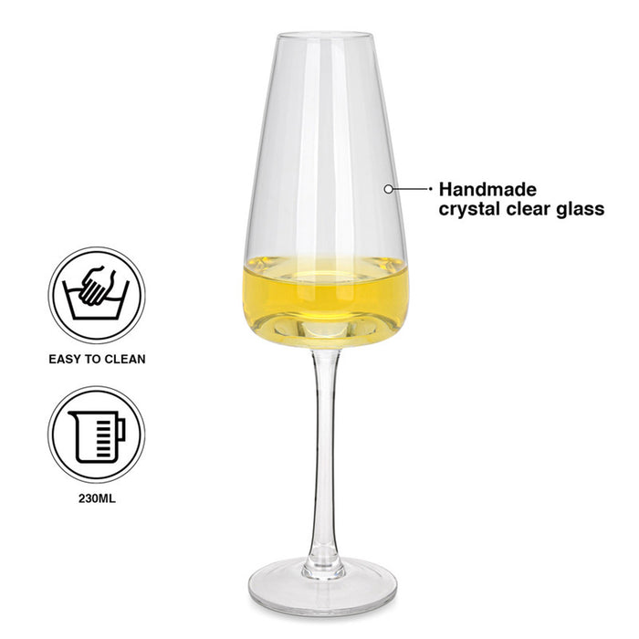 Fissman 2-Piece 230ml Champagne Glass Set