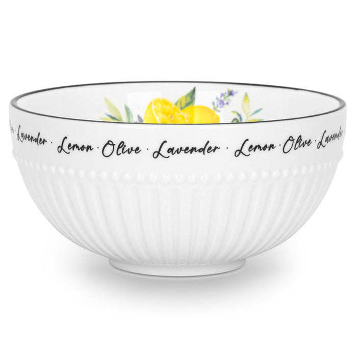 Fissman 2-Piece Bowl Lemon Provence 12cm Porcelain
