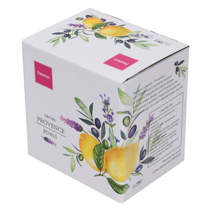 Fissman 2-Piece Bowl Lemon Provence 12cm Porcelain