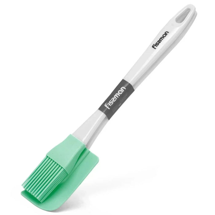 Fissman 2-Piece Brush And Spatula Set White/Green 22cm