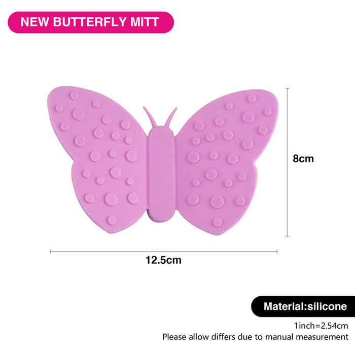 Fissman 2-Piece Butterfly Pot Holder Magnet Set Pink