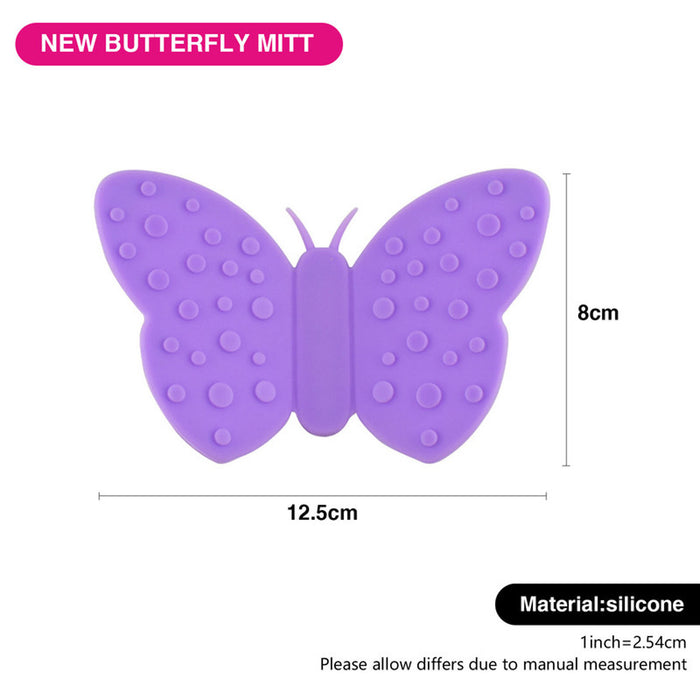 Fissman 2-Piece Butterfly Pot Holder Magnet Set Purple