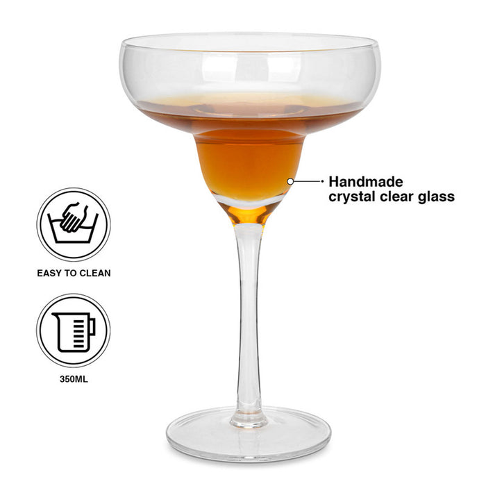Fissman 2-Piece Cocktail Glasses 350 ml Glass