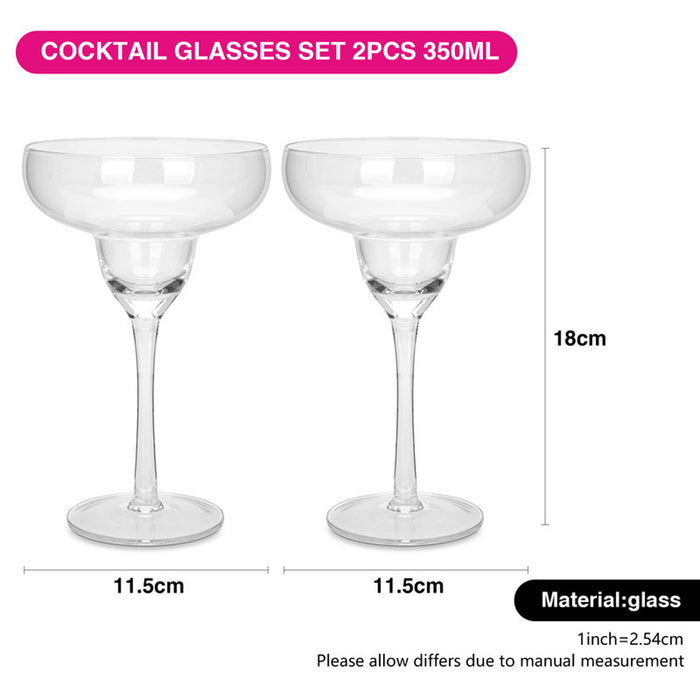 Fissman 2-Piece Cocktail Glasses 350 ml Glass