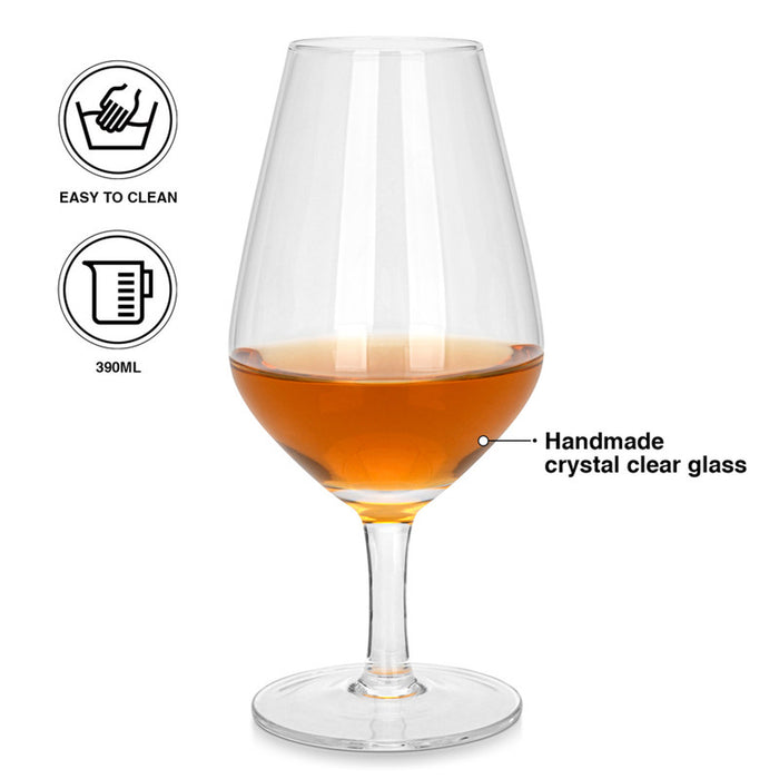 Fissman 2-Piece Cognac Glasses 390 ml Glass