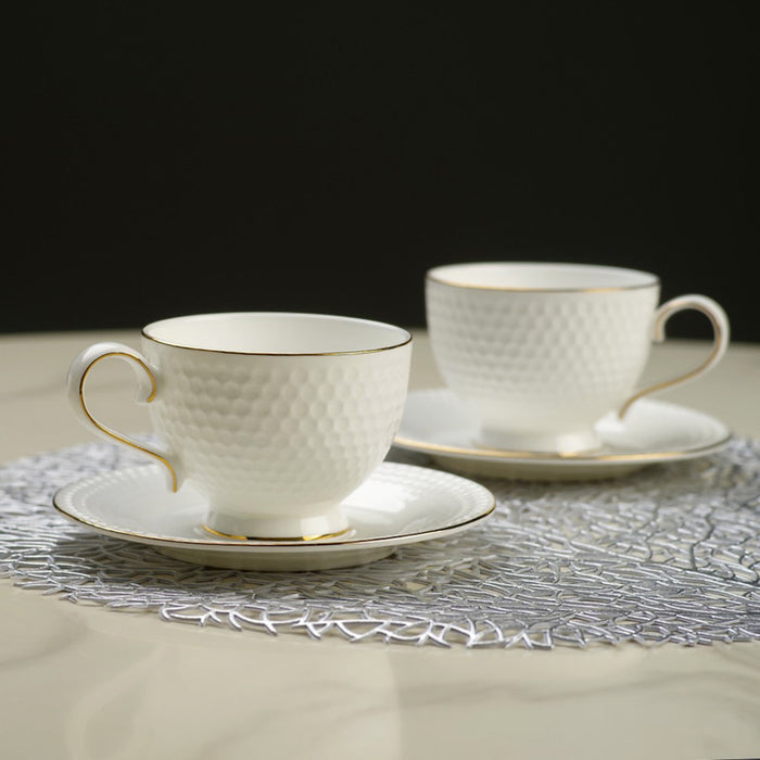 Fissman 2-Piece Cup and Saucer 200ml, Noemi Series