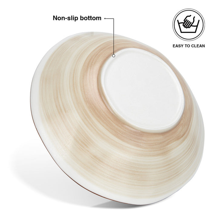 Fissman 2-Piece Deep Plates Glide 18cm (Porcelain)