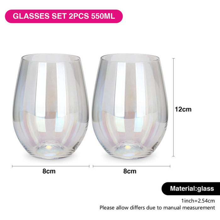 Fissman 2-Piece Glass 550ml