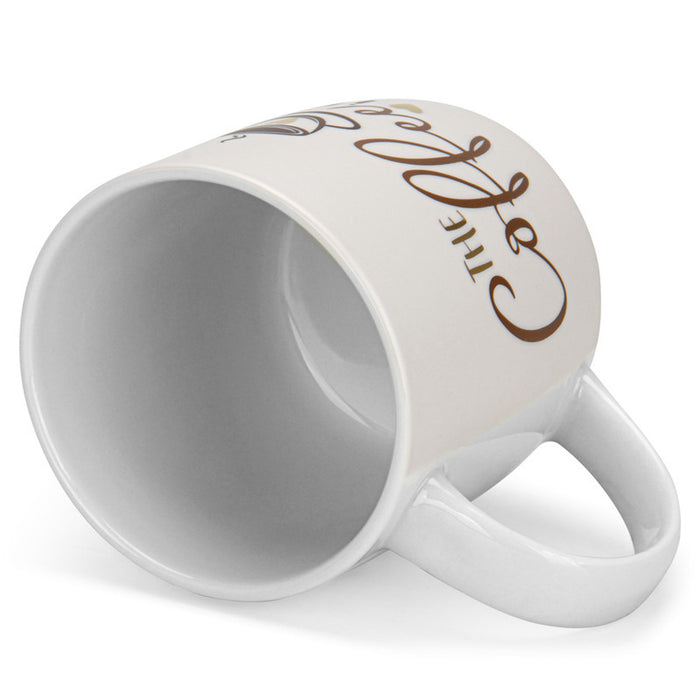 Fissman 2-Piece Mugs 310ml The Coffee I Do New Bone China