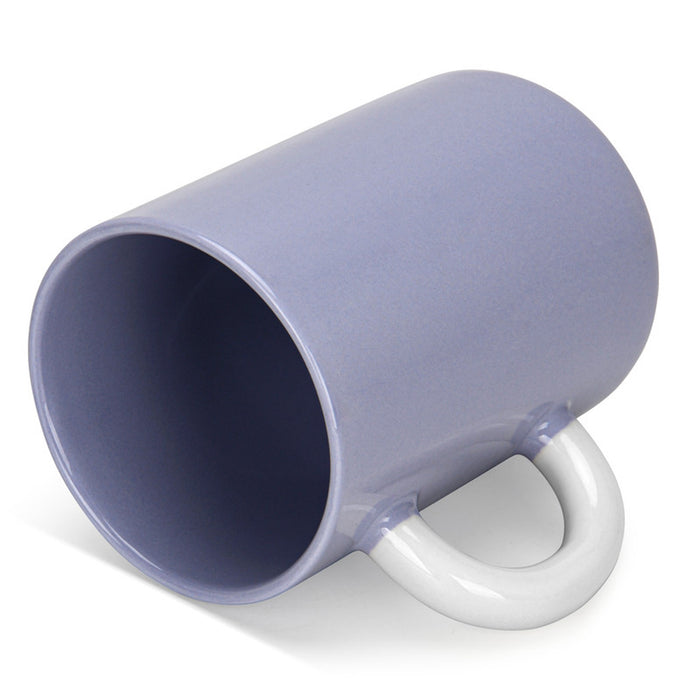 Fissman 2-Piece Mugs 540ml Lilac New Bone China