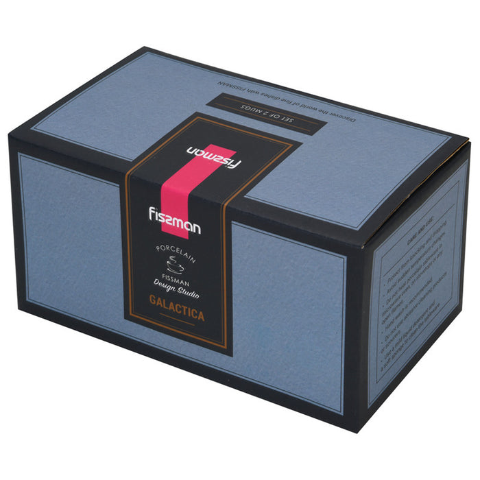 Fissman 2-Piece Mugs GALACTICA 370 ml Porcelain