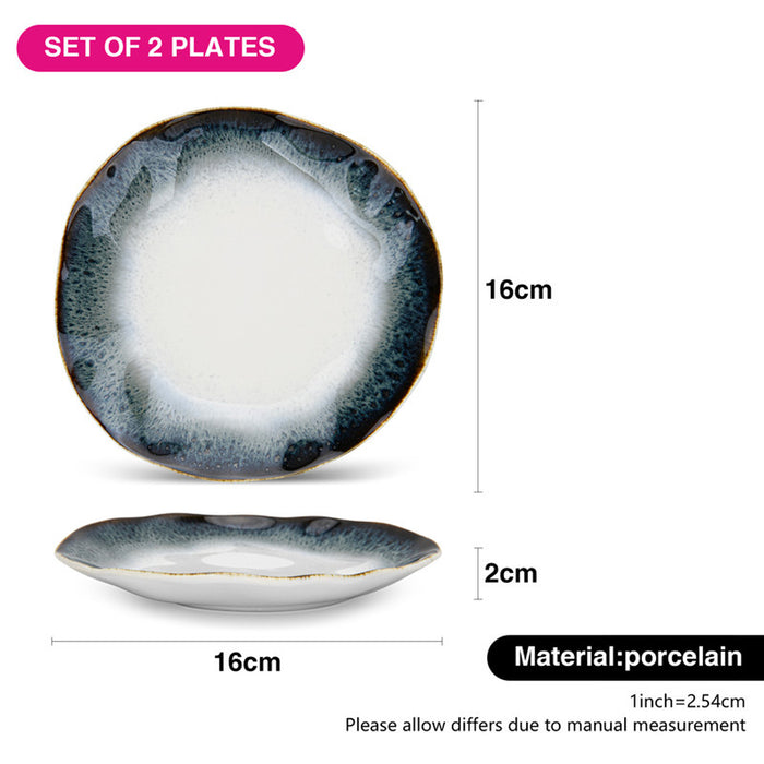 Fissman 2-Piece Plates GALACTICA 16cm Porcelain