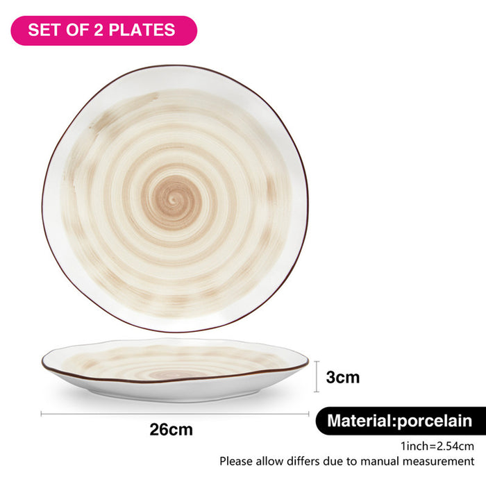 Fissman 2-Piece Plates Glide 26cm (Porcelain)