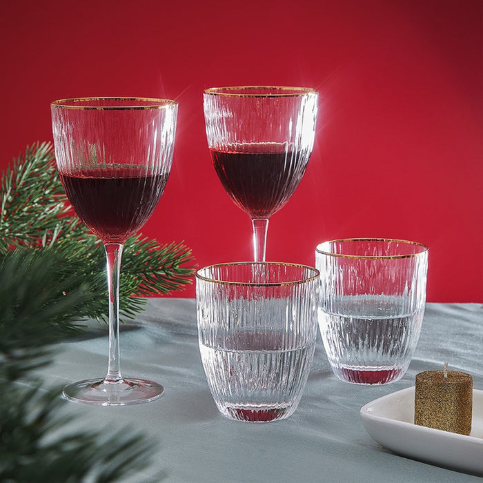 Fissman 2-Piece Red Wine Glasses 410ml Glass