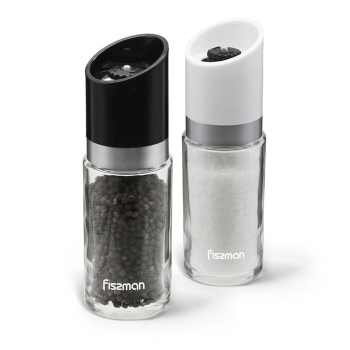 Fissman 2-Piece Salt And Pepper Shaker Glass 170ml