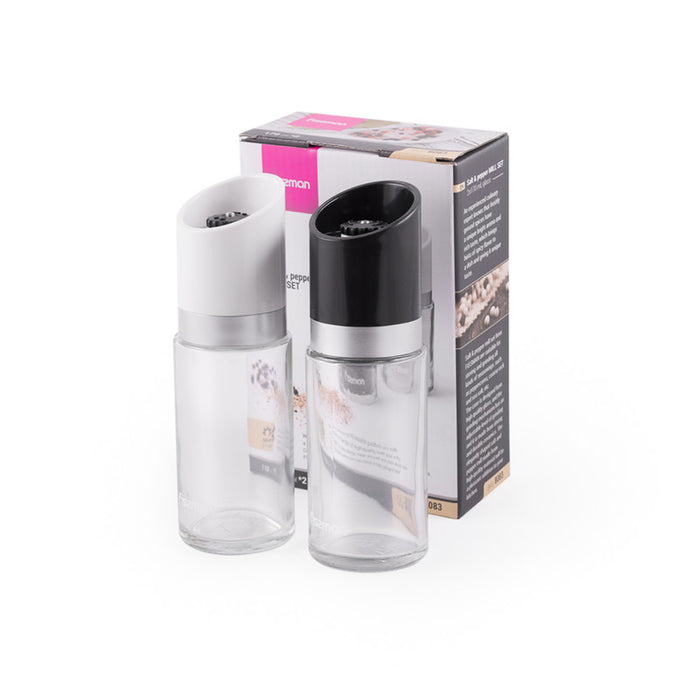 Fissman 2-Piece Salt And Pepper Shaker Glass 170ml