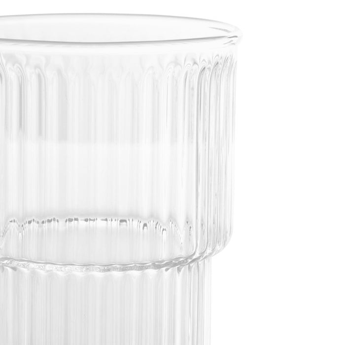 Fissman 2-Piece Tumbler Glasses 370ml Borosilicate Glass
