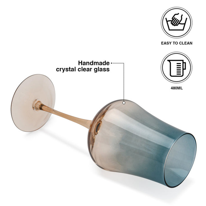 Fissman 2-Piece White Wine Glasses 480ml Glass