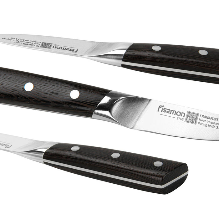 3.5'' Paring Knife FrankFruit Series, with Sturdy And Elegant Handle, Minimalist Design with Sharp Blade