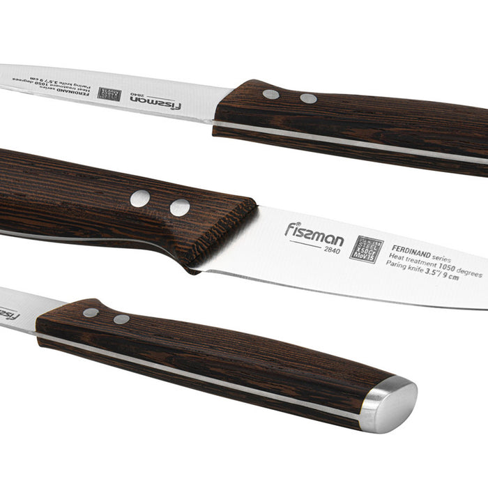 Fissman 3.5'' Paring Knife Ferdinand (X50CrMoV15 steel)