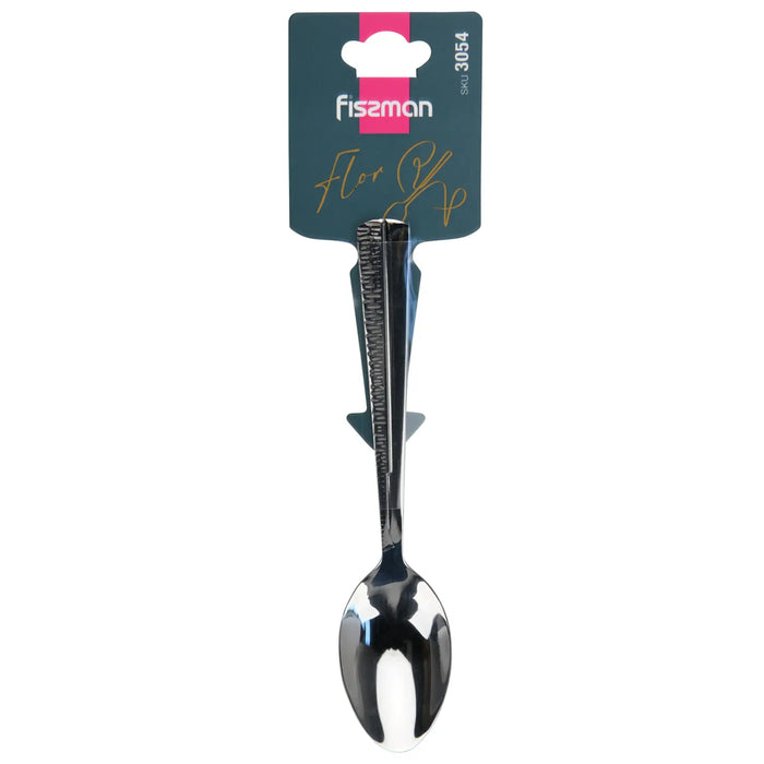 Fissman 3-Piece Tea Spoon 15cm, Stainless Steel Cutlery Set Flor Series