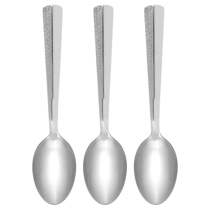 Fissman 3-Piece Tea Spoon 15cm, Stainless Steel Cutlery Set Flor Series