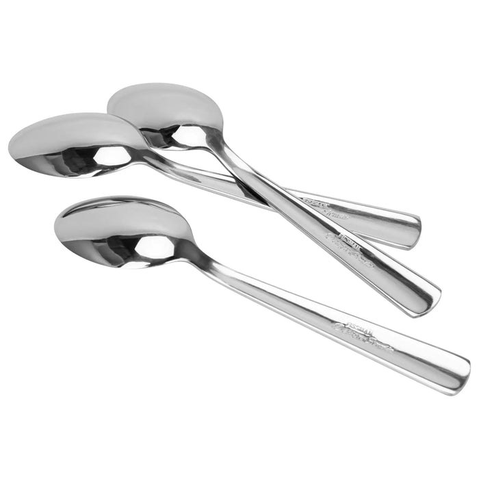 Fissman 3-Piece Tea Spoon 15cm, Stainless Steel Cutlery Set Flor Series