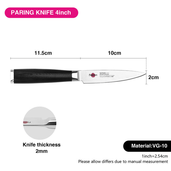 4" Pairing Knife 10cm Miyamoto Musashi Samurai Series Steel Knife