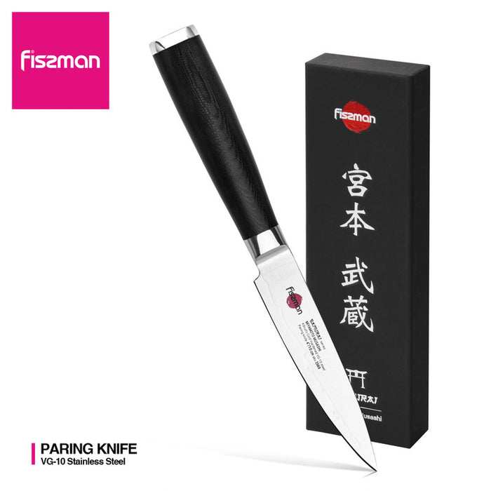 4" Pairing Knife 10cm Miyamoto Musashi Samurai Series Steel Knife