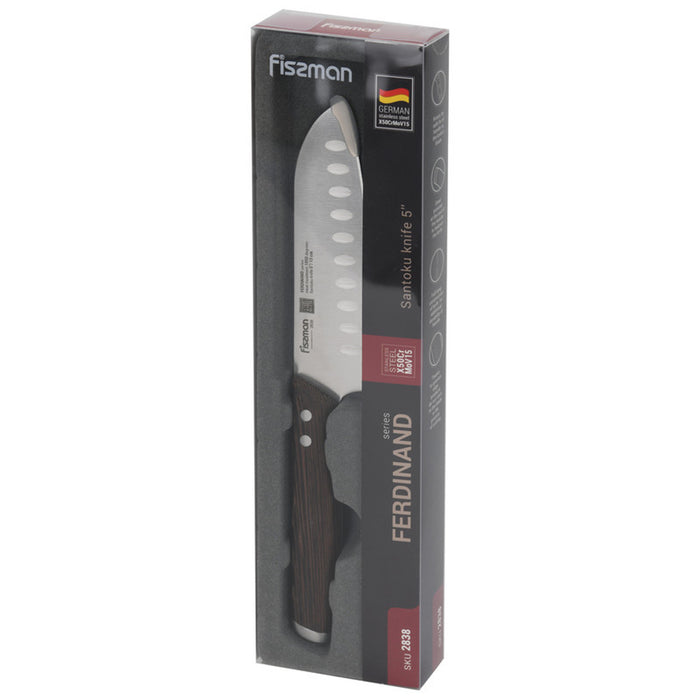 Fissman 5'' Santoku Knife Ferdinand (X50CrMoV15 steel)