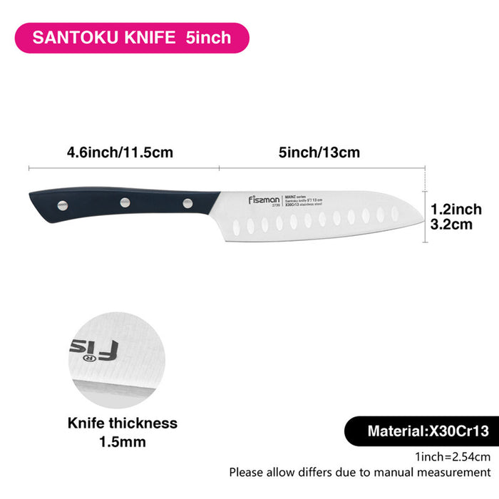 Fissman 5" Santoku knife MAINZ (X30Cr13 steel)
