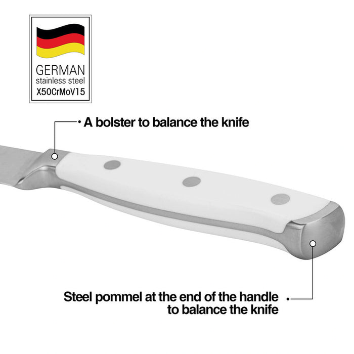5'' Utility Knife Bonn Series, with Sharp Blade and Sturdy Non Slip Handle