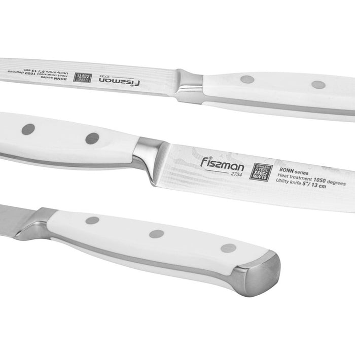 5'' Utility Knife Bonn Series, with Sharp Blade and Sturdy Non Slip Handle