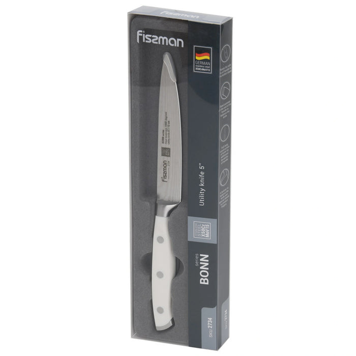 5'' Utility Knife Bonn Series, with Sharp Blade and Sturdy Non Slip Handle