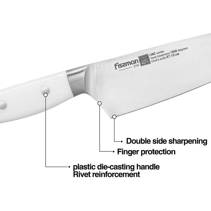 Fissman 6'' Chef knife LINZ (steel X50Cr15MoV)