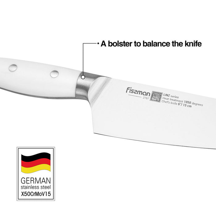 Fissman 6'' Chef knife LINZ (steel X50Cr15MoV)