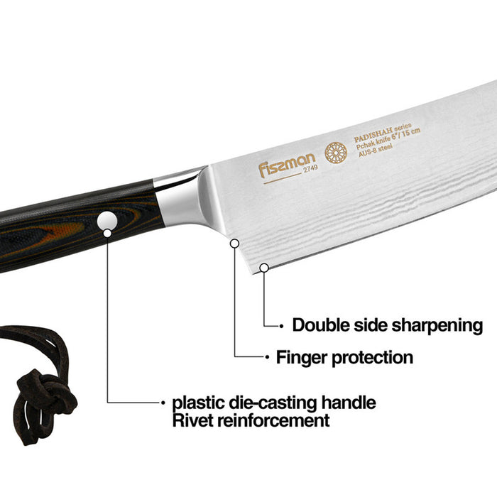 Fissman 6'' Pchak knife PADISHAH (AUS-8 steel)