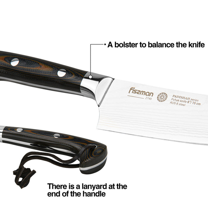 Fissman 6'' Pchak knife PADISHAH (AUS-8 steel)