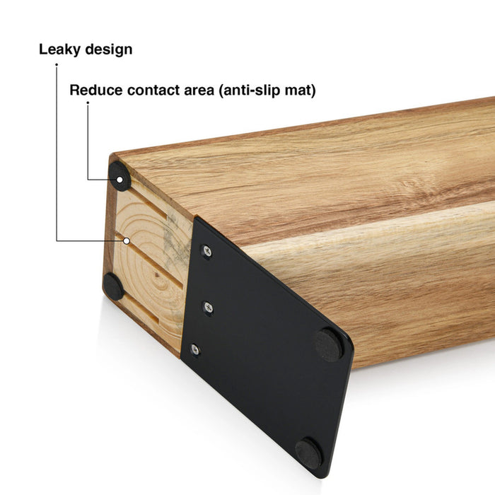 Fissman 6 Pc Knife Set Akamatsu With Wooden Block (3Cr14 Steel)