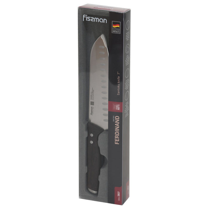 Fissman 7'' Santoku Knife Ferdinand (X50CrMoV15 steel)