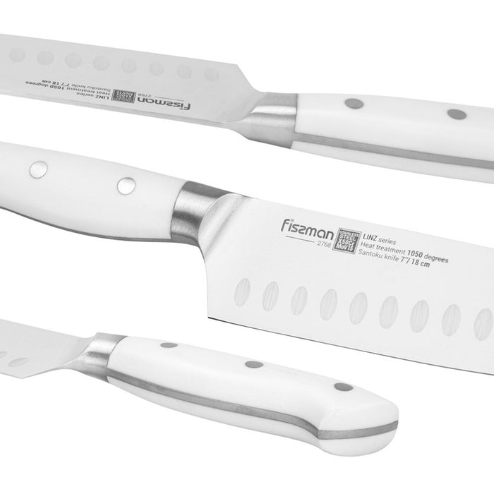 Fissman 7'' Santoku knife LINZ (steel X50Cr15MoV)