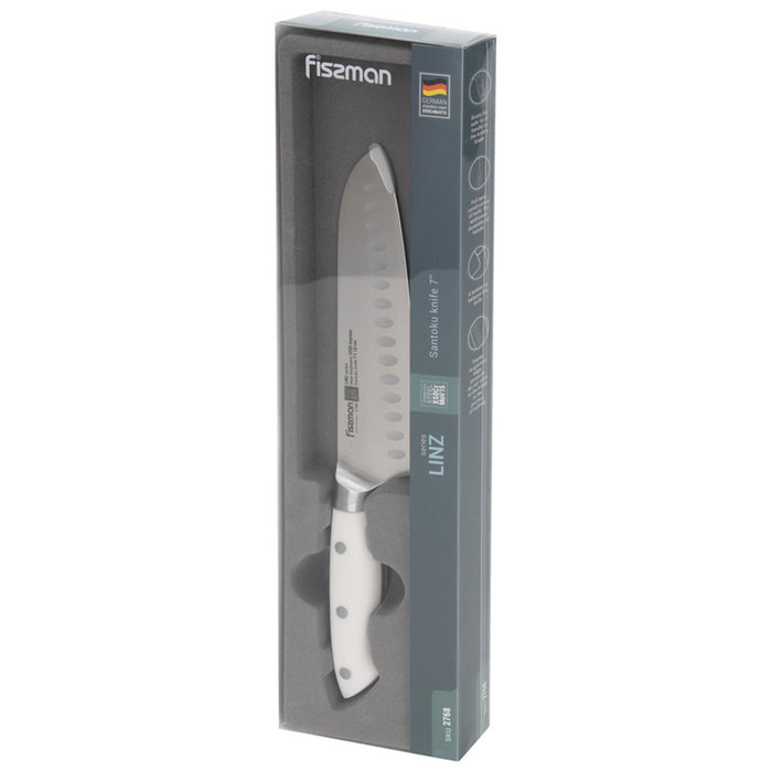 Fissman 7'' Santoku knife LINZ (steel X50Cr15MoV)