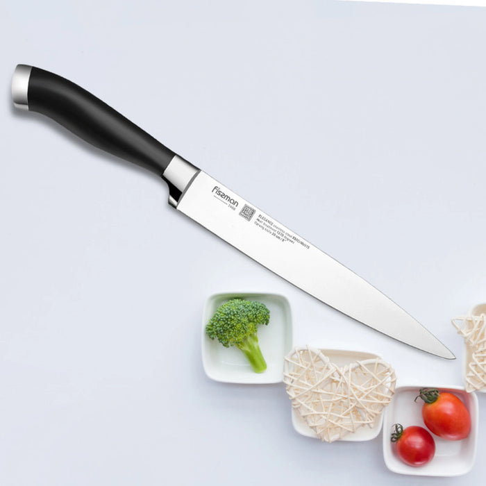 8'' Carving Knife Elegance Series, Alloy German X50CrMoV15 Stainless Steel Ultra Sharp Cooking Knives