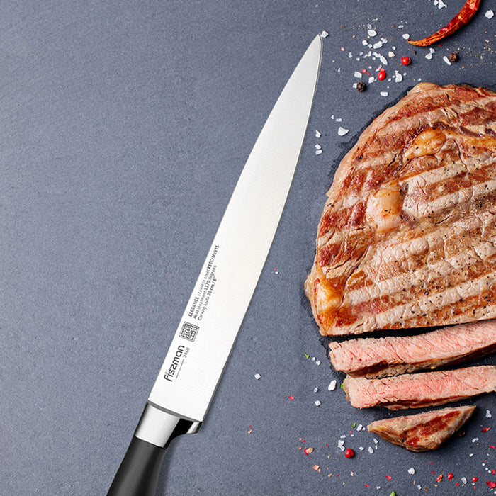 8'' Carving Knife Elegance Series, Alloy German X50CrMoV15 Stainless Steel Ultra Sharp Cooking Knives