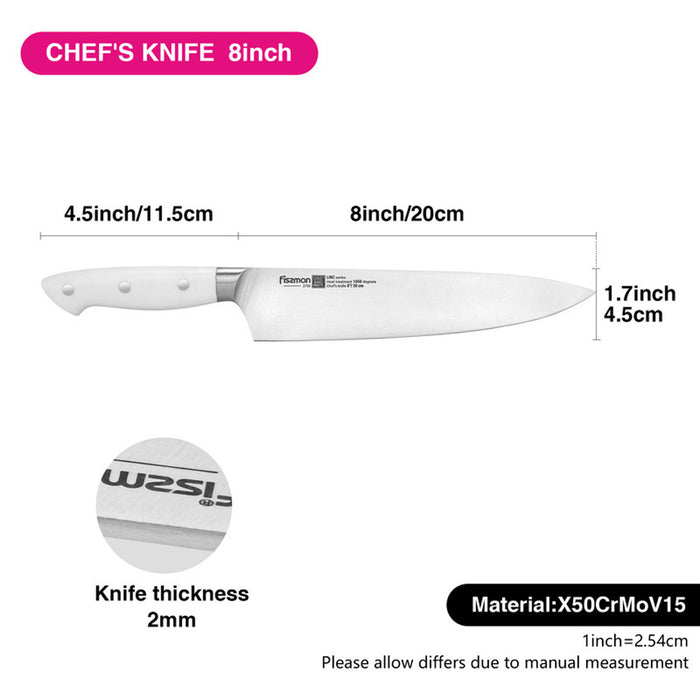 Fissman 8'' Chef knife LINZ (steel X50Cr15MoV)