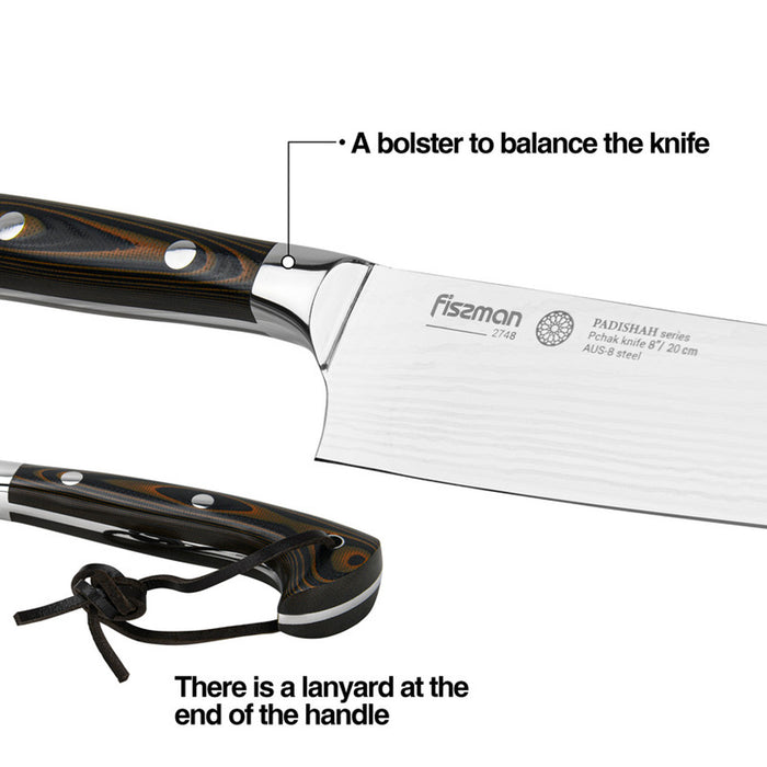 Fissman 8'' Pchak knife PADISHAH (AUS-8 steel)