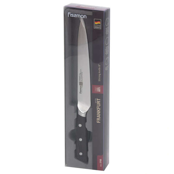8'' Slicing Knife FrankFruit Series, with Sturdy And Elegant Handle, Minimalist Design with Sharp Blade, Fruits&Vegetable, Meat, Chopping Slicing, Home, Kitchen,And Restaurant