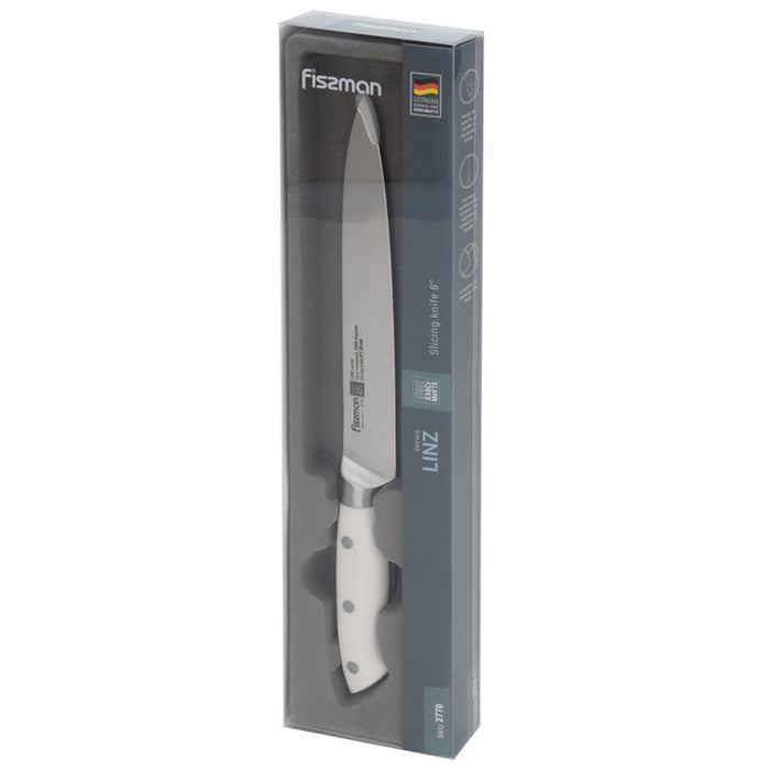 Fissman 8" Slicing knife LINZ (steel X50Cr15MoV)